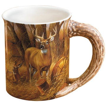 Picture of Wild Wings Wild Wings Sculpted Mug Rustic Retreat Whitetail 8955712065