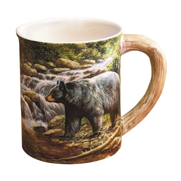 Picture of Wild Wings Wild Wings Sculpted Mug Shadow of the Forest Bear 8955712075