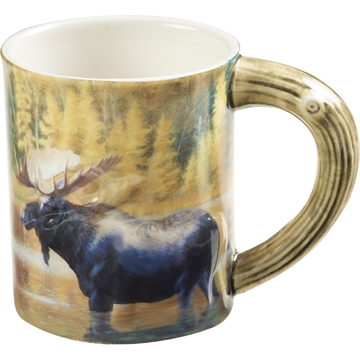 Picture of Wild Wings Wild Wings Sculpted Mug The Loner Moose 8955791011 646749549976