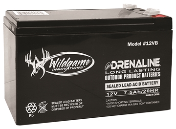 Picture of Wildgame Innovations Edrenaline Rechargeable Battery Black 12.0 Volts WGIWGIBT0011