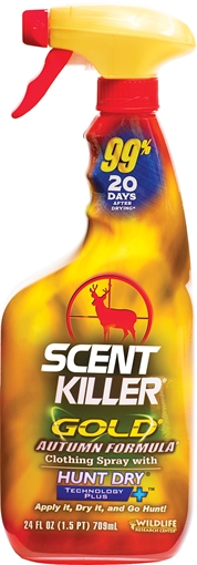 Picture of Wildlife Research Scent Killer Gold Autumn Formula Odor Eliminator 24 oz Trigger Spray 1275