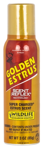 Picture of Wildlife Research Golden Estrus Scent Reflex Deer Attractant Doe In Estrus Scent 3 oz Aerosol 4043