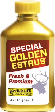 Picture of Wildlife Research Special Golden Estrus Buck Lure Deer Attractant Doe In Estrus Scent 4 oz Bottle 4054