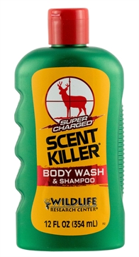 Picture of Wildlife Research Scent Killer Super Charged Body Wash/Shampoo Odor Eliminator Odorless Scent 12 oz Bottle 54012