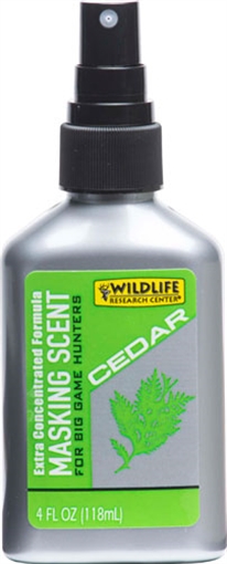 Picture of WILDLIFE RESEARCH CASE PACK OF 4 MASKING SCENT CEDAR 4FL OZ BOTTLE 5334