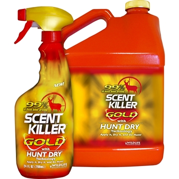 Picture of Wildlife Research Scent Killer Gold Combo 24 oz Spray Bottle and 1 Gal Refill 1268