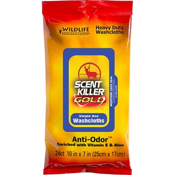 Picture of Wildlife Research Wildlife Research Scent Killer Gold HD Washcloths 12 pk. 1296