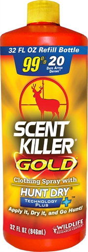 Picture of Wildlife Research Scent Killer Gold Spray Refill Odorless Scent 32 oz Bottle 1261