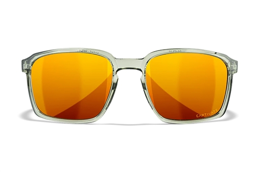 Picture of Wiley X Alfa M/L Bronze Mirror Lens Polycarbonate Gloss Crystal Light Olive Frame AC6ALF04