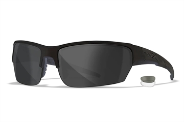 Picture of Wiley X SAINT S/M Smoke Gray/Clear Lens Polycarbonate Matte Black Frame CHSAI07