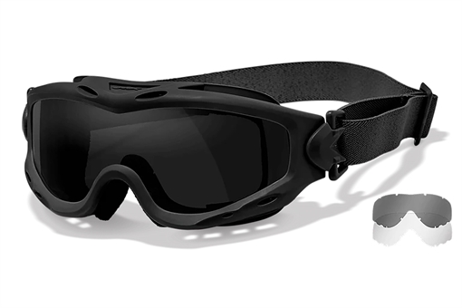 Picture of Wiley X Spear Goggles Smoke Gray Lens Matte Black Frame SP29B