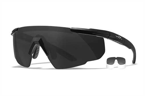 Picture of Wiley X Saber Advanced Smoke Gray/Clear Lens Polycarbonate Black Frame 315