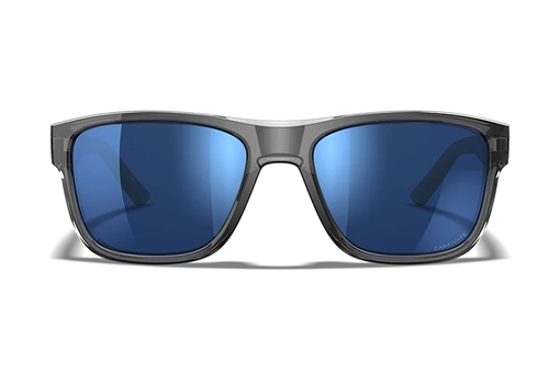 Picture of Wiley X Ovation Blue Mirror Lens Dark Gray Frame AC6OFN19