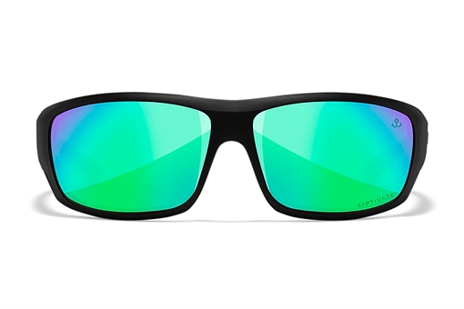 Picture of Wiley X Omega Green Mirror Lens Polycarbonate Matte Black Frame ACOME22