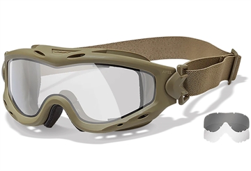 Picture of Wiley X Spear Apel Goggles Clear Lens Tan Frame SP30DLT