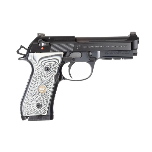 Picture of Wilson Combat 92G Centurion 9mm Luger 20+1 4.25" Target Crown Barrel, Black Steel Serrated Slide, Black Steel Frame w/Picatinny Rail, Black/Gray G10 Grip, Ambidextrous BER-92CT-9