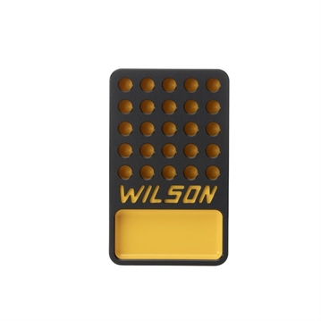 Picture of L.E. Wilson, Inc. .533'' 25-ROUND RELOADING TRAY W/CUP BLACK & YELLOW W25-PBY533
