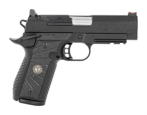 Picture of Wilson Combat 2EDCXCPR9AOR EDC X9 2.0 9mm Luger 15+1 4" Stainless Fluted Barrel, Black Armor-Tuff Optic Ready Slide, Aluminum Frame, Black G10 Grip