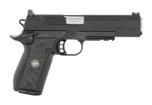 Picture of Wilson Combat 2EDCXLPR9AOR EDC X9 2.0 9mm Luger 15+1 5" Stainless Fluted Barrel, Black Armor-Tuff Optic Ready Slide, Aluminum Frame, Black G10 Grip, Ambi Safety