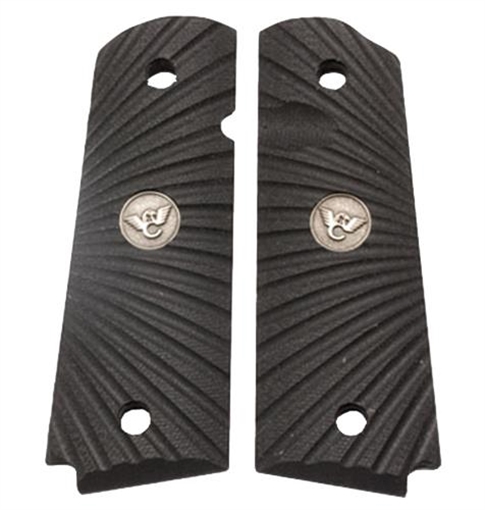Picture of Wilson Combat Grip Panels 1911 Starburst G-10 Black 351AAFS