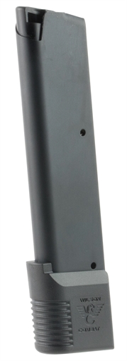 Picture of Wilson Combat 1911 10rd Detachable w/ Wraparound Floor Plate 45 ACP Fits 1911 Government Black Stainless Steel 4745FS10B