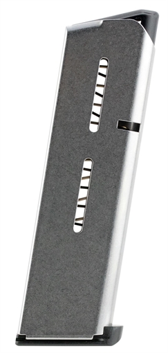 Picture of Wilson Combat 1911 7rd Detachable w/ Lo-Profile Steel Floor Plate 45 ACP+P Stainless Steel 47CHV