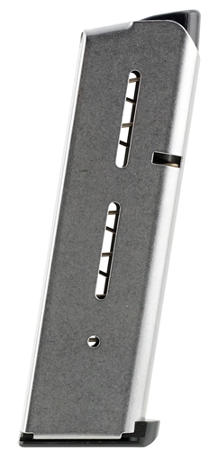 Picture of Wilson Combat 1911 8rd Detachable w/ Lo-Profile Steel Floor Plate 45 ACP Fits 1911 Government Stainless Steel 47DC