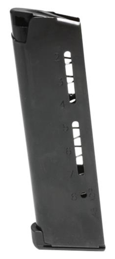 Picture of Wilson Combat ETM 8rd Detachable w/ Lo-Profile Steel Floor Plate 45 ACP Fits Wilson Combat 1911 Elite Tactical Blued Stainless Steel 500BC