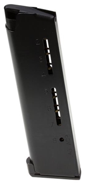 Picture of Wilson Combat ETM 8rd Detachable w/ Lo-Profile Steel Floor Plate 45 ACP+P Fits Wilson Combat 1911 Elite Tactical Black Stainless Steel 500BCHD