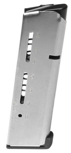 Picture of Wilson Combat ETM 8rd Detachable w/ Lo-Profile Steel Floor Plate 45 ACP+P Fits Wilson Combat 1911 Elite Tactical Stainless Steel 500CHD