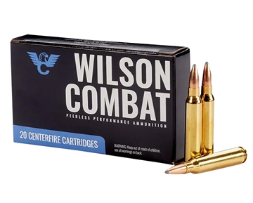 Picture of Wilson Combat 223Rem 65gr Sierra GameKing Spitzer Boat Tail 20 Per Box/10 Case A22365SBT