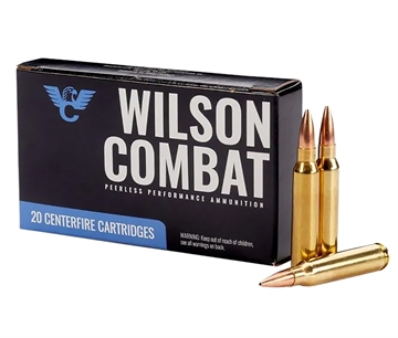 Picture of Wilson Combat 223Rem 69gr Hollow Point Boat Tail Match 20 Per Box/10 Case A22369HPBT