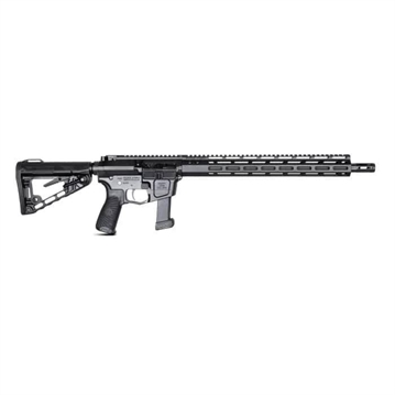 Picture of Wilson Combat AR9G Carbine 9mm Luger 17+1 16" Black Match Grade Threaded Barrel, Black Armor-Tuff Aluminum Receiver, M-LOK Handguard, Black Synthetic Rogers Super-Stoc w/Cam-Lock Stock TRAR9GB91610