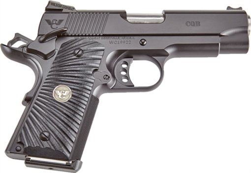 Picture of Wilson Combat CQB Compact Handgun 9mm Luger 8rd (1) & 10rd (1) Magazine 4" Barrel Black Armor-Tuff Ambidextrous Safety CQB-CP-9A