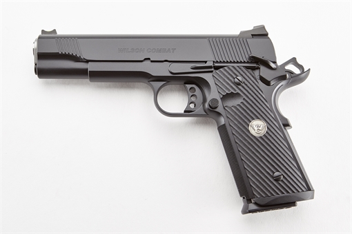 Picture of Wilson Combat CQB Elite 45 ACP 8+1 5" Black Armor Stainless Steel G10 grip CQBEFS-5