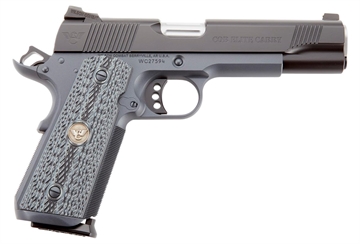 Picture of Wilson Combat 1911 CQB Elite Carry Exclusive Configuration 9mm Luger 10+1, 5" Match Grade Barrel, Black Serrated Carbon Steel Slide, Gray Carbon Steel Frame w/Beavertail CQBECFS9