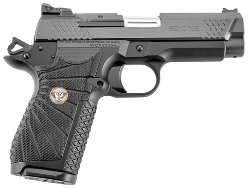 Picture of Wilson Combat EDCXCPR9A EDC X9 9mm Luger 15+1 4" Fluted Barrel, Black DLC 811826028471