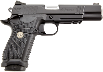 Picture of Wilson Combat eXperior Double-Stack Full-Size Handgun 9mm Luger 18rd Magazines (2) 5" Barrel Black Lightrail Frame Ambidextrous Safety XPD-LPR-9A
