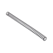 Picture of Wilson Combat Flat Wire Chrome Silicon AR-15 (5.56 NATO) Buffer Tube Spring TR-FWBS37