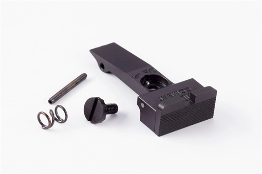 Picture of Wilson Combat Rear Sight for Colt 2020 Python/Anaconda Adjustable Serrated Blade Black with Square Notch 1034-SQ 1034SQ
