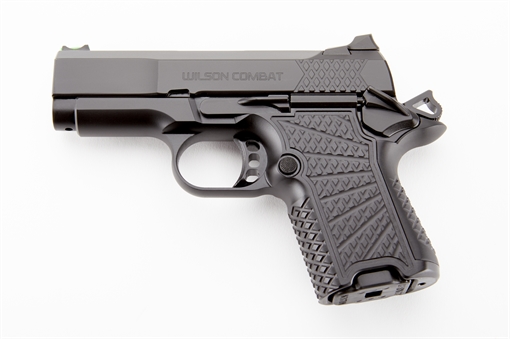 Picture of Wilson Combat SFX9 Sub-Compact 9mm Luger 10+1 15+1 3.25" Stainless Steel Barrel, Black DLC Serrated Stainless Steel Slide, Black Aluminum Frame w/Beavertail SFX9SC3