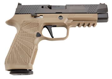 Picture of Wilson Combat P320 9mm Luger 4.70" 17+1 Tan Black DLC Stainless Steel Slide Tan Polymer Grip SIGWCP320F9TATS