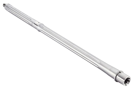 Picture of Wilson Combat Match Grade Barrel 223 Wylde 20" Stainless Bead Blasted Finish 416R Stainless Steel Material Rifle Length with Fluting & 1:8" Twist for AR-15 TR223SSRG20FT8