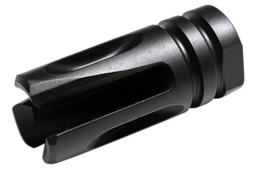 Picture of Wilson Combat Accu-Tac Flash Hider Black Matte Melonite Steel with 5/8"-24 tpi Threads, 1.99" OAL & .865" Diameter for 30 Cal AR-Platform TRATHG68