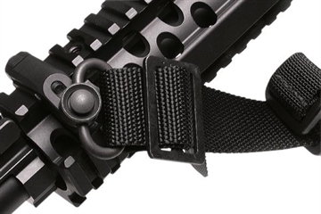 Picture of Wilson Combat Heavy Duty Swivel Black Phosphate 1.25" Quick Detach Steel TRQDBSS