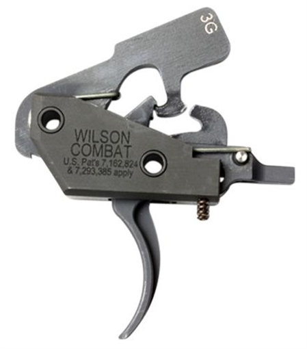 Picture of Wilson Combat Tactical Trigger Unit 3-Gun Drop-in Trigger with 3.50-4 lbs Draw Weight & Black Finish for AR-Platform TRTTU3G