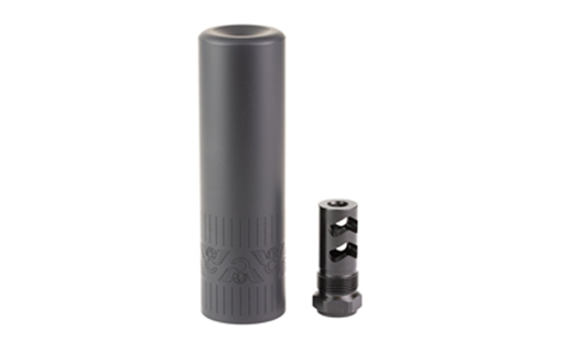 Picture of Wilson Combat Whisper, Suppressor, 9MM, Titanium Construction, Armor Tuff Finish, Black, Includes Rapid Thread Muzzle Break, Storage Case SP-WHISPER9MMBLK24