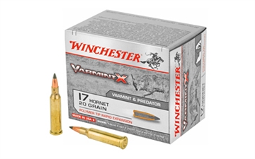 Picture of Winchester Ammo Varmint X 17Hornet 20gr Polymer Tip Rapid Expansion 20 Per Box/10 Case X17P