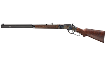Picture of Winchester Repeating Arms 1873, Deluxe Sporting, Lever Action, 44-40 Winchester, 24" Half Octagon Half Round Barrel, Color Case Hardened Receiver, Blued Barrel, Walnut Stock, 14 Rounds 534259140 048702015861