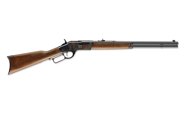 Picture of Winchester Guns Model 1873 Short Rifle 45 Colt (LC) 10+1 Cap 20" Brushed Polished Blued Barrel Color Case Hardened Rec Satin Oiled Walnut Fixed Straight Grip Stock Right Hand (Full Size) 534202141